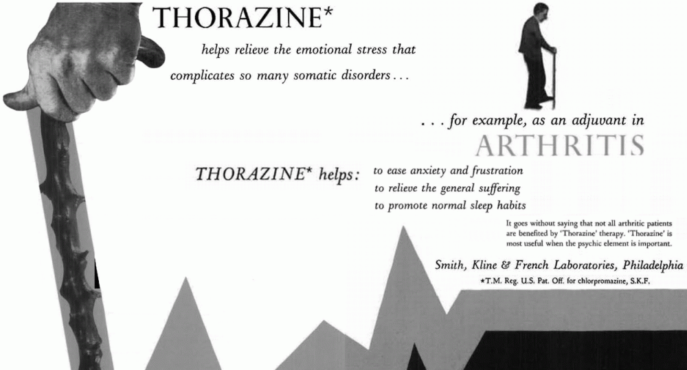 thorazine relieves the emotional stress that complicates somatic disorders
